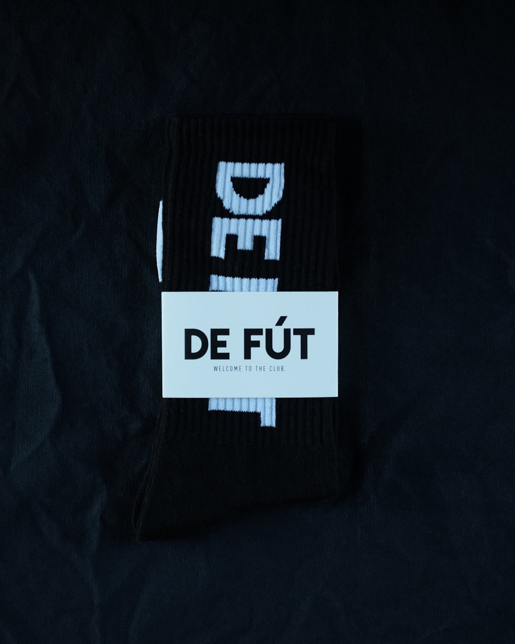 DE FÚT Crew Socks - Black