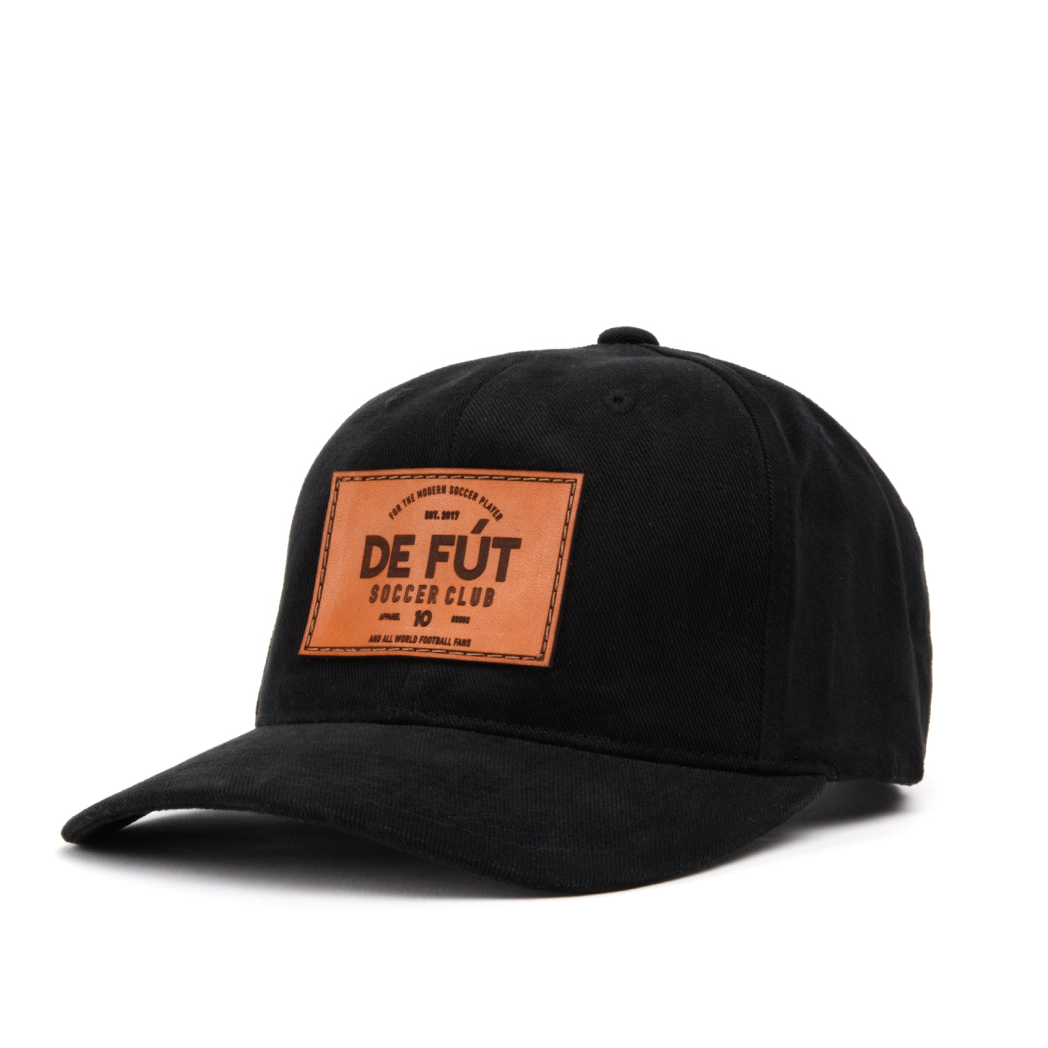 DE FÚT: DFSC Leather Patch Cap - Black – DE FÚT SOCCER CO.