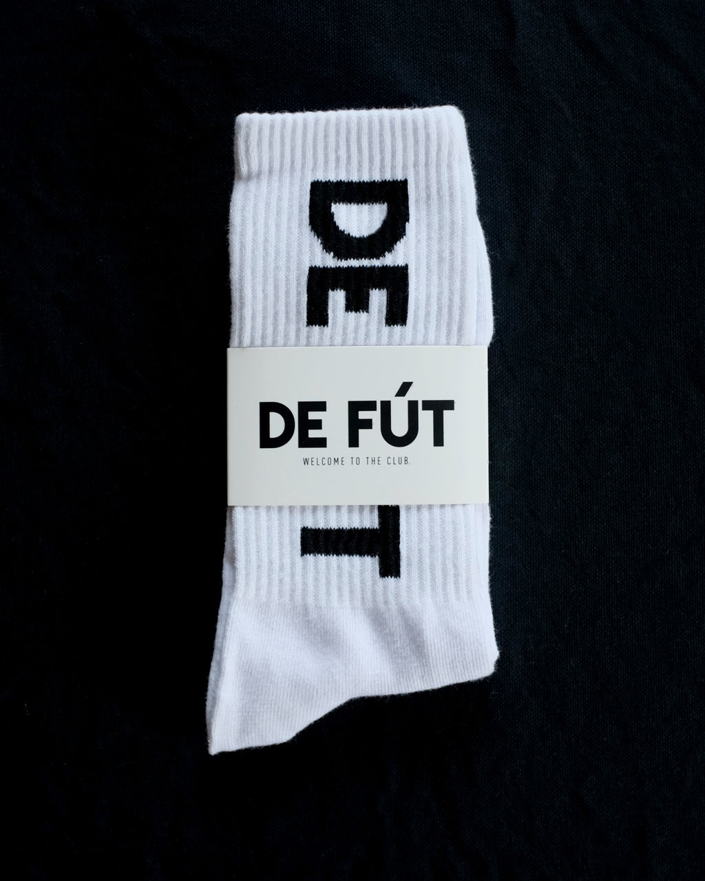 DE FÚT Crew Socks - White