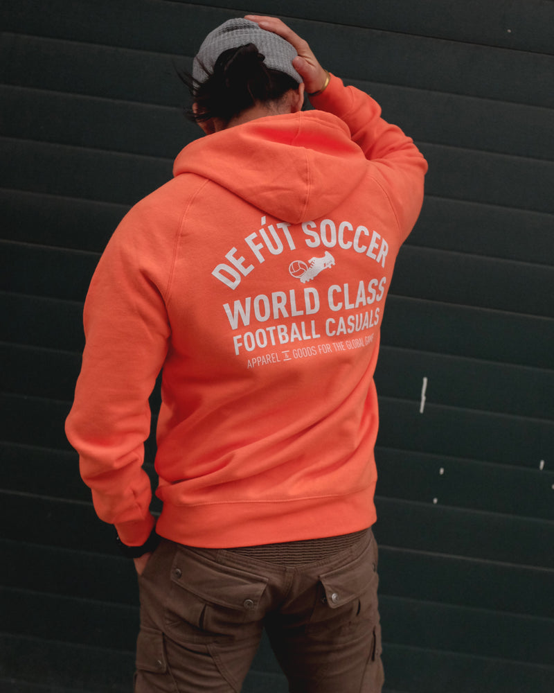 Football Casuals Hoodie - Dutch Oranje